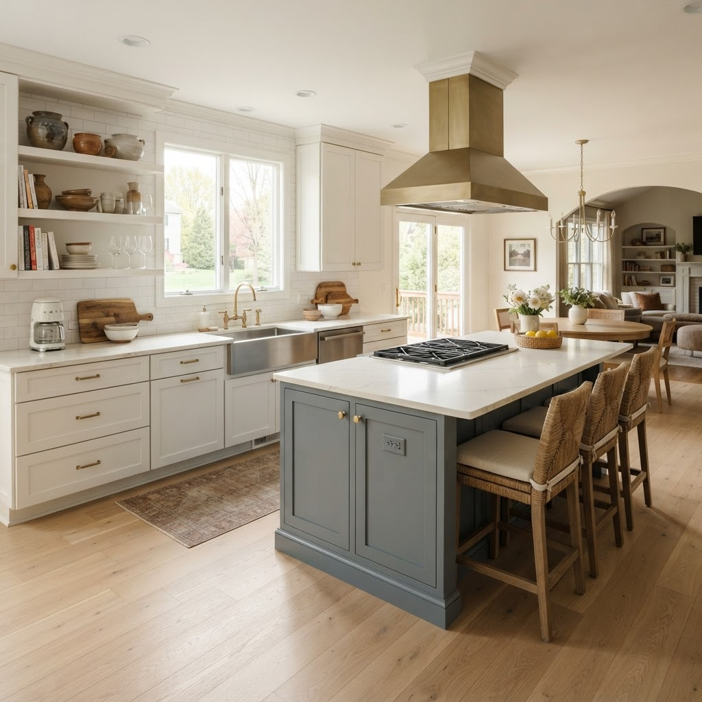 Cabinet refinishing in Geist, Indiana